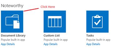 Click Document Library 